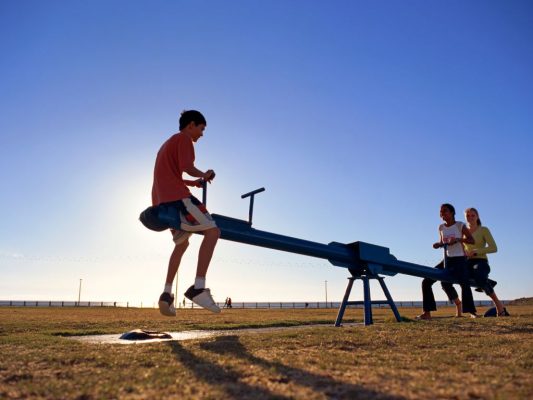 Did you like a seesaw when you were a child? I used to but now it’s at the end of my list of choices when I’m on the playground with my kids. I love swings and slides but the seesaw makes me resistant and I can’t stand it for more than a couple of minutes. Why?(...)